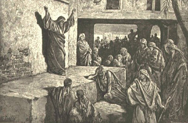 Micah preaching gy Gustave Doré